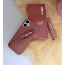 Чохол Rhode в кольорі Toast з блиском на iPhone 16